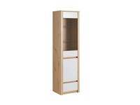 Schrank Vitrinenschrank Buffet Regalschrank Glasfront Glas-RegalböDen