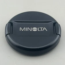Minolta 49mm Snap-On Black/Silver Front Lens Cap LF-1149 GENUINE OEM Japan