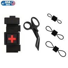 Tactical Molle Pouch for Tourniquet with Scissors Cross Badge No Tourniquet