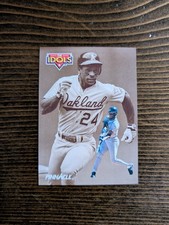 1992 Pinnacle Baseball The Idols Ken Griffey Jr/Rickey Henderson #283. Hofs. Nm+