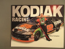 SIGNED Auto NASCAR Kodiak Racing #92 Stacy Compton Hero Card