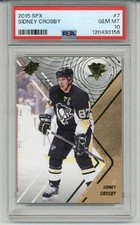 2015 UPPER DECK SPX #7 SIDNEY CROSBY CARD PENGUINS PSA 10 LOW POP VERY RARE