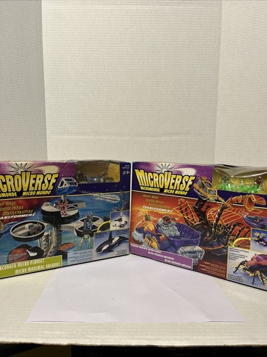 lot of 2 Transformers Beast Wars MicroVerse Predacon Arachnid Playset 1996 - Picture 1 of 12