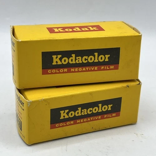 Kodak Kodacolor C127 Color Negative Film Box Sealed Expired May 1965 NOS~2 Boxes