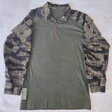 Semapo Gear Tiger Stripe OTW Combat Shirt Vietnam Jungle Camo Crye Medium Small