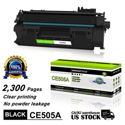 GREENCYCLE CE505A 05A Toner Cartridge Compatible with HP LaserJet P2035n Printer