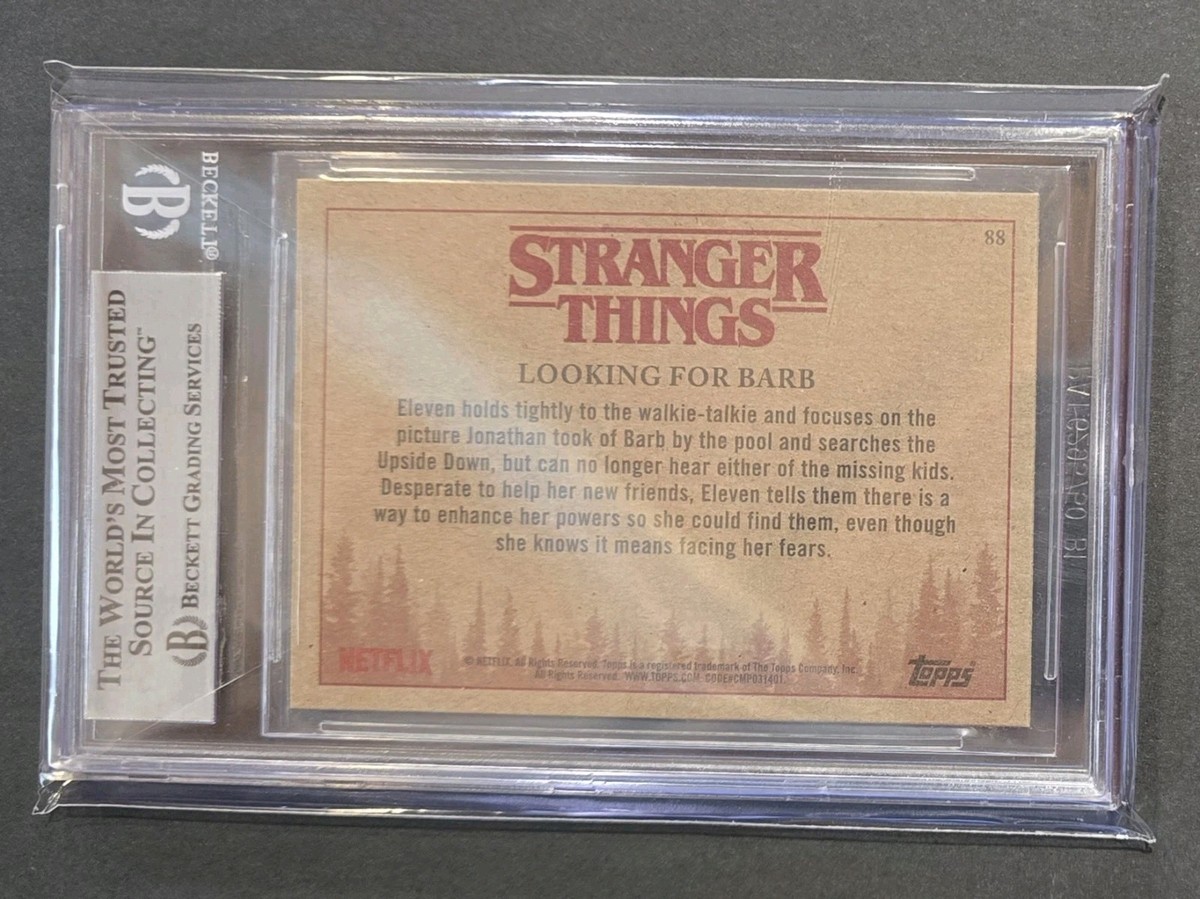 Millie Bobby Brown signed autograph Custom Cut Card Stranger