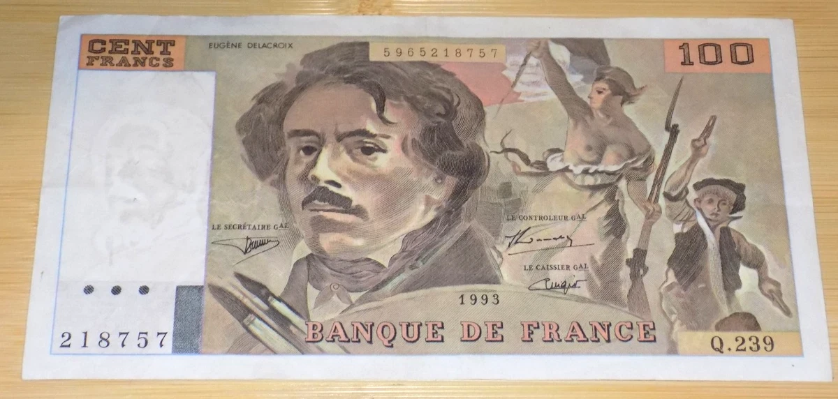 フランス100フラン 100 French Francs for sale | eBay