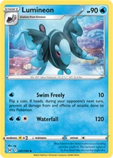 4x Lumineon 041/196  Lost Origin Pokemon TCG Card NM