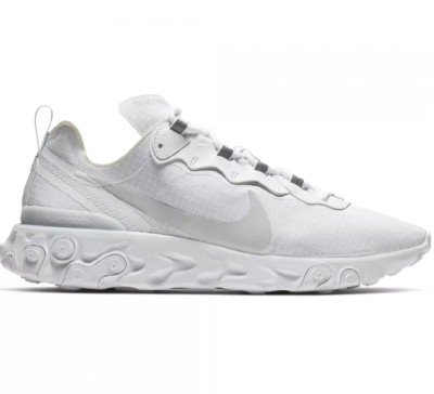 NIKE REACT ELEMENT 55 ''PREMIUM WHITE'' (BQ6167 101) VERSCHIEDENE GRÖßEN 