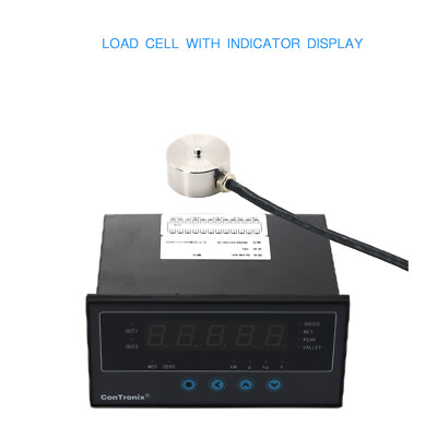 Mini Bellows Load Cell Sensor with Indicator Display Test Force Weight Pressure