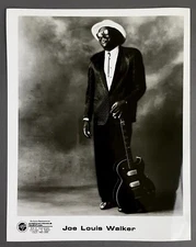 1990s Joe Lewis Walker Electric Blues Guitarist Musician Vintage Press Photo AFT