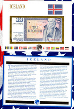 E Banknotes of All Nations Iceland 10 Kronur 1961 P-48a.3 UNC A11559212