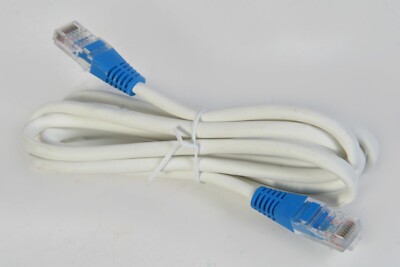 Netzwerk LAN Anschlußkabel RJ45 weiß Patch Cable PC 1.50m