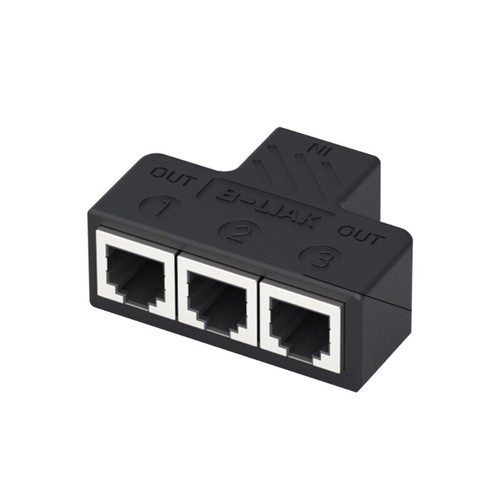 Adapter rozdzielacza telefonu 3Port / 4 porty Przedłużenie 6P6C Telefon Adapter ścienny - Zdjęcie 10 z 10