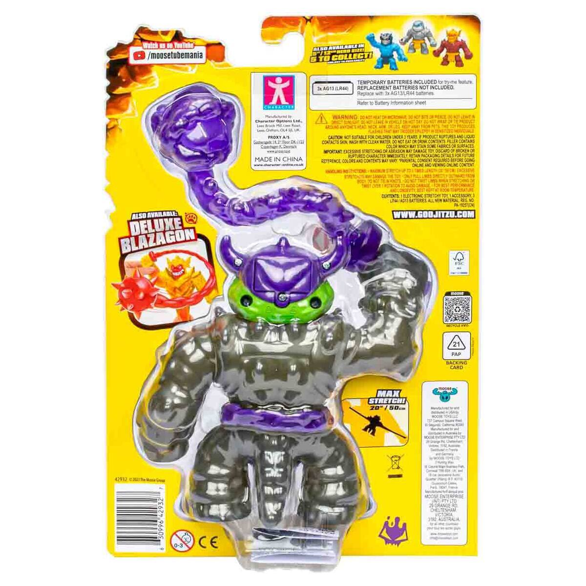 Heroes of Goo Jit Zu Deep GOO Sea Heroes Pack with Thrash. Super Stretchy and Stretch Action Figure con speciale imbottitura mucosa e mascella mobile