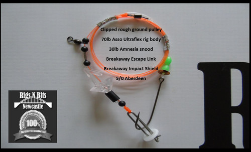 Sea fishing Rigs x 30 top quality shore rigs, flapper, rough ground rigs, pulley - Picture 3 of 12