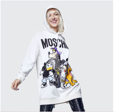H&M x moschino x Disney ロングパーカー H&M Moschino Disney Collection Hooded Dress /Long Hoodie/Jumper