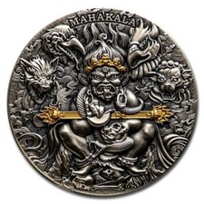 2020 Republic of Cameroon 2 oz Antique Silver Mahakala 109.65 per troy oz