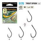 KAMATSU K-335 TROUT SPOON ANGELHAKEN, FORELLENHAKEN, SCHONHAKEN MIT BIG ÖHR, NEU