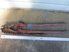 Wheeler 42" Heavy Duty 6" Cast Iron Soil Rigid Pipe Snapper Cutter W/ 25" Chain