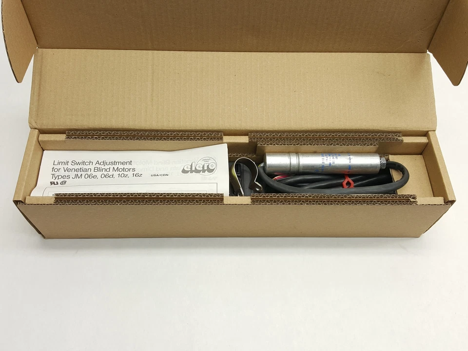 MOTOR OBTURADOR PERSIANO VENECIANO ELERO JM10z BEUREN D-7444 110-120V 120W 30RPM NUEVO Foto 2 de 4
