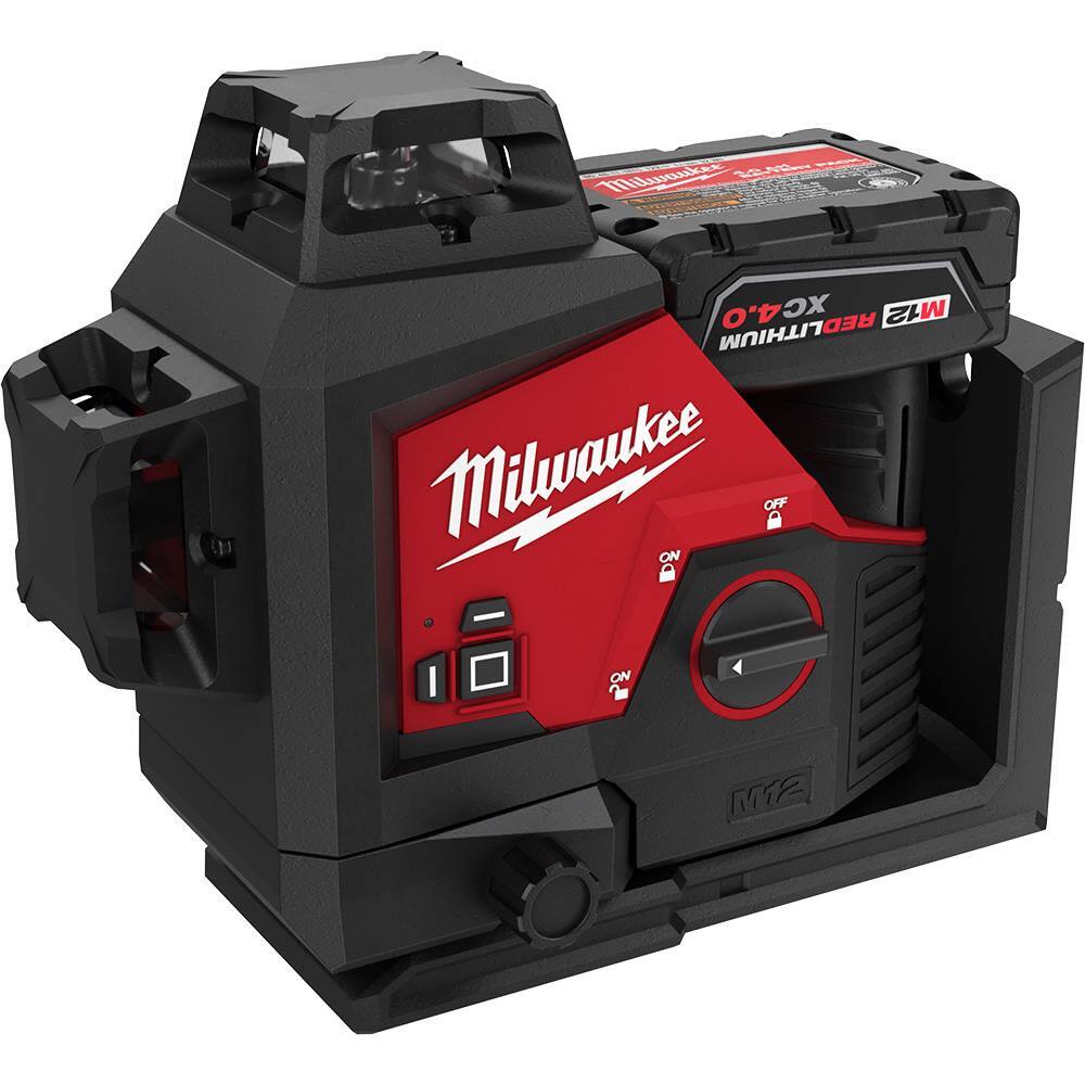 Milwaukee 3632-21 M12 360° 3-Plane Green Laser Kit