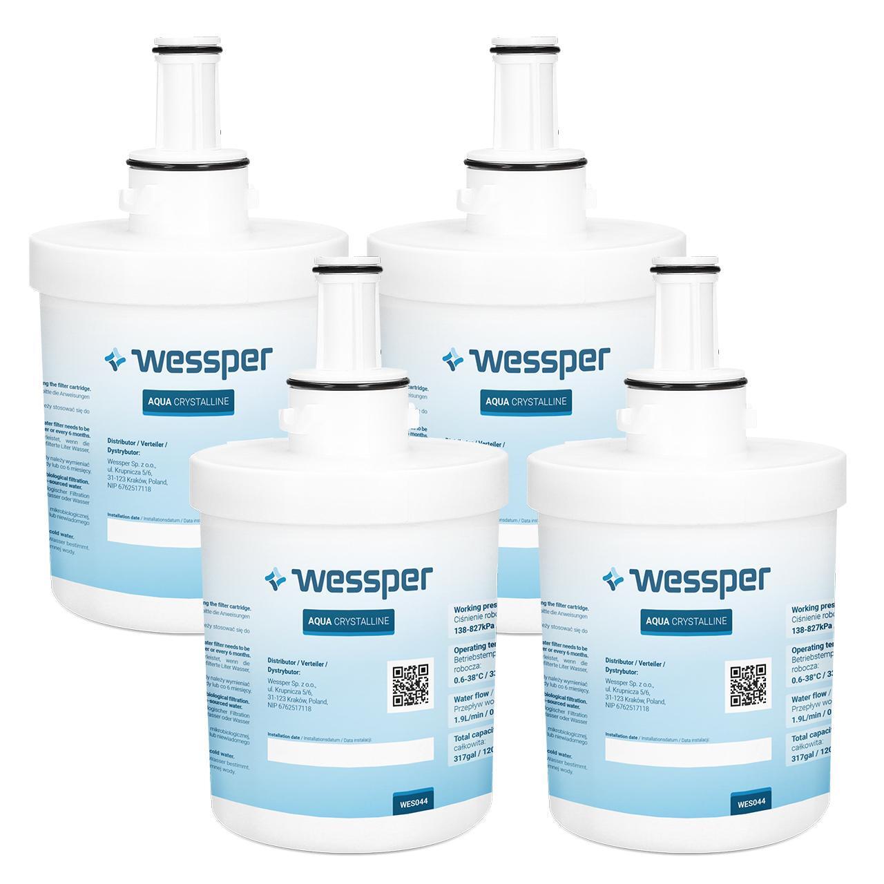 4x Filtri per l'acqua del frigorifero per Samsung DA29-00003 G/ F DA29-00