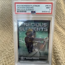 2023 Bowman Platinum Jackson Chourio Precious Elements PSA 9