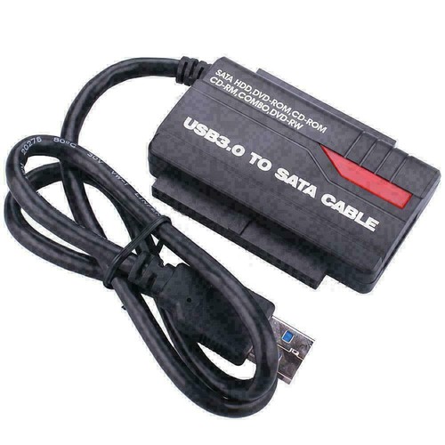 USB 3.0 to 2.5" 3.5” IDE SATA Hard Drive HDD Reader Docking US