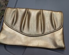 Fantastic Vintage Gold Clutch Purse Prom Wedding Formal Occasion