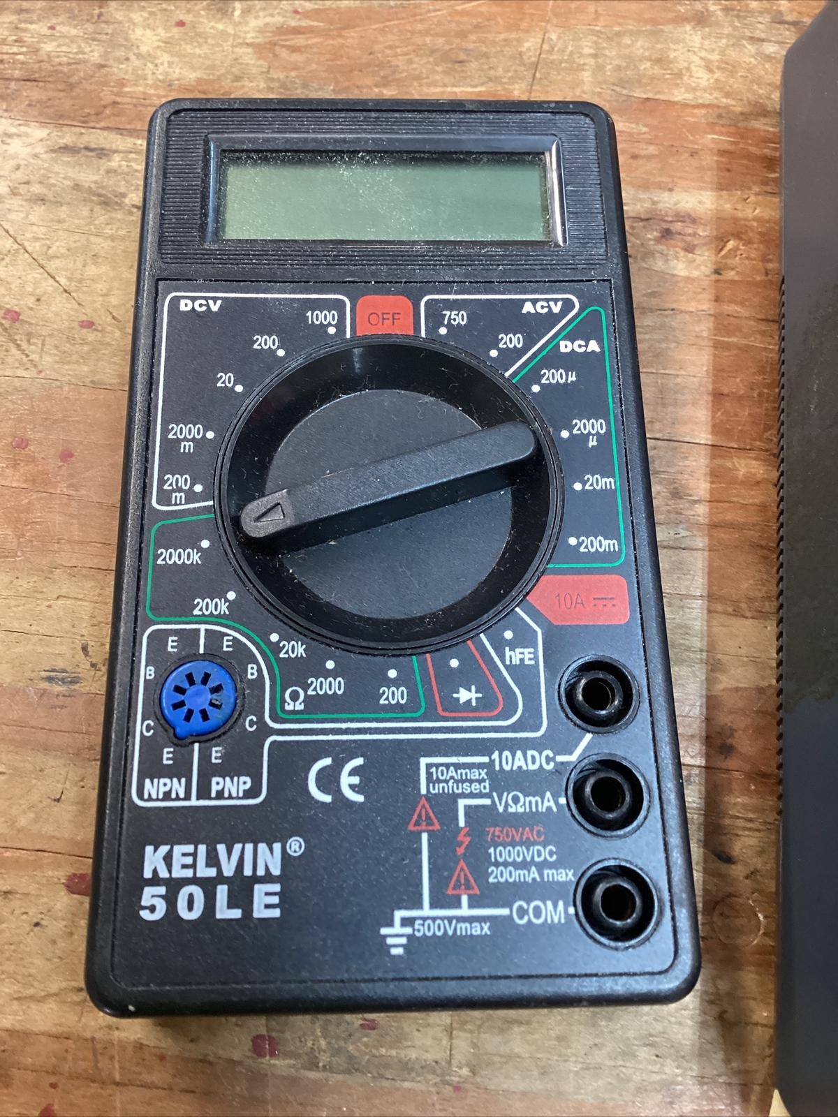 2 Used Multimeters .no Batteries,no Test Wires . Kelvin 50LE, & Emco ...