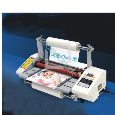 1PC New Roll Laminator Four Rollers Hot Cold Laminating Machine 220V A3+ Paper