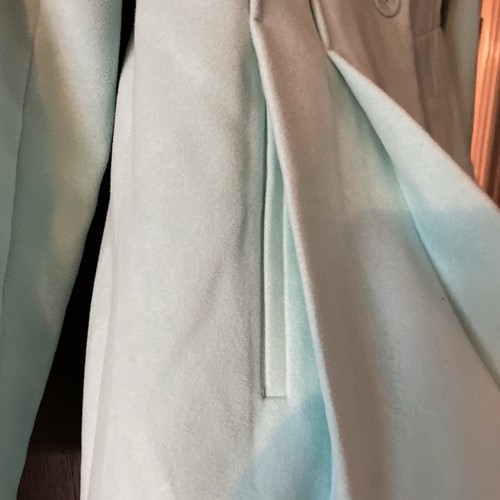 Turquoise Pea Coat Junior Size Small - Picture 4 of 4