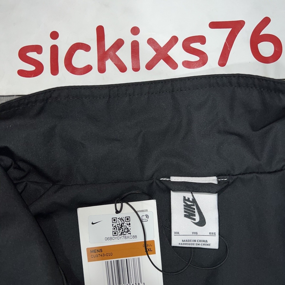 NIKE SKEPTA セットアップ XLサイズ ブラック NIKE - nike skepta ナイロンセットアップの通販 by みたらし｜ナイキ