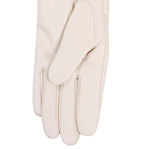 Women's Winter Genuine Leather Gloves Rex Rabbit Fur Warm Trim Cuff Velvet Lined - Picture 24 of 88