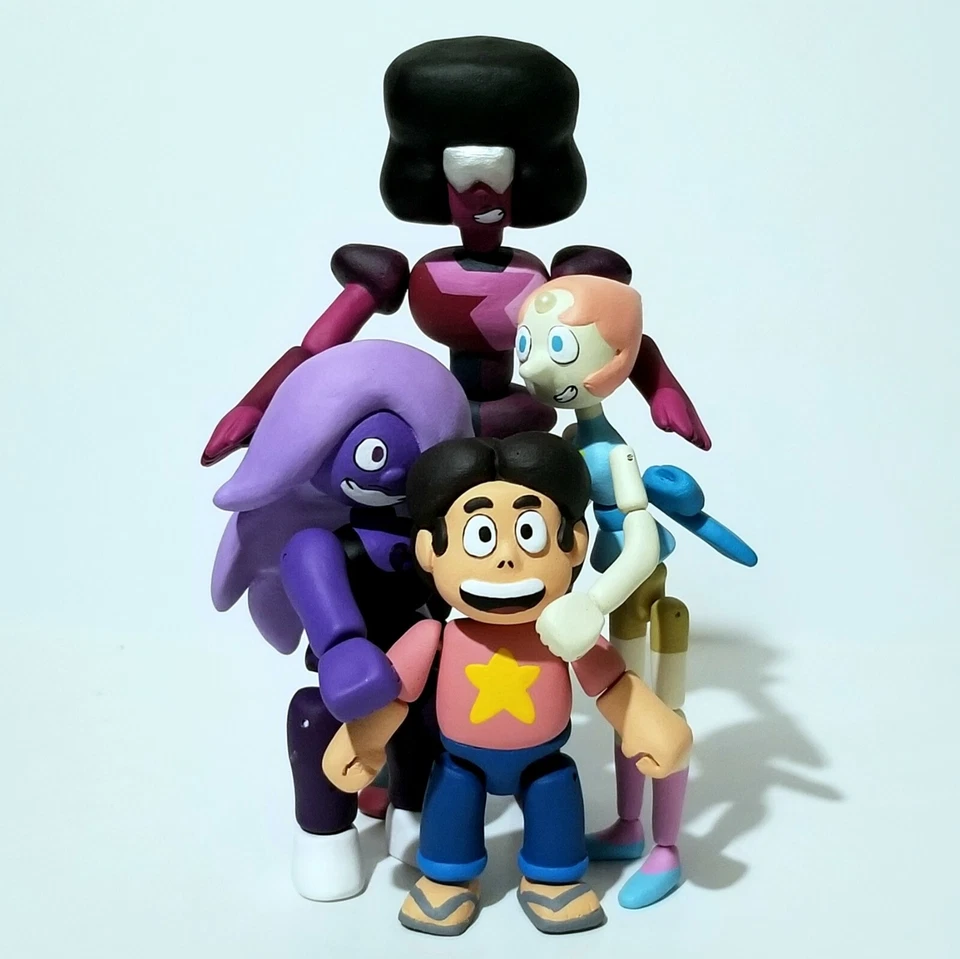 Steven Universe We Are The Crystal Gems figuras de acción personalizadas valor paquete de 4 Foto 2 de 4