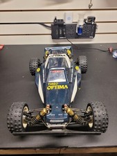 Vintage Kyosho Turbo Optima 1/10 4wd Buggy Original RC Car Survivor Clean LOOK 