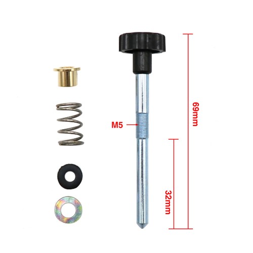 Leerlaufdrehzahl Einstellschraube für Mikuni HSR 42/45/48 Flatslide Vergaser Carb - Bild 2 von 7