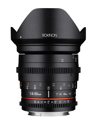 Rokinon 20mm T1.9 Full Frame Wide Angle Lens (Micro 4/3)