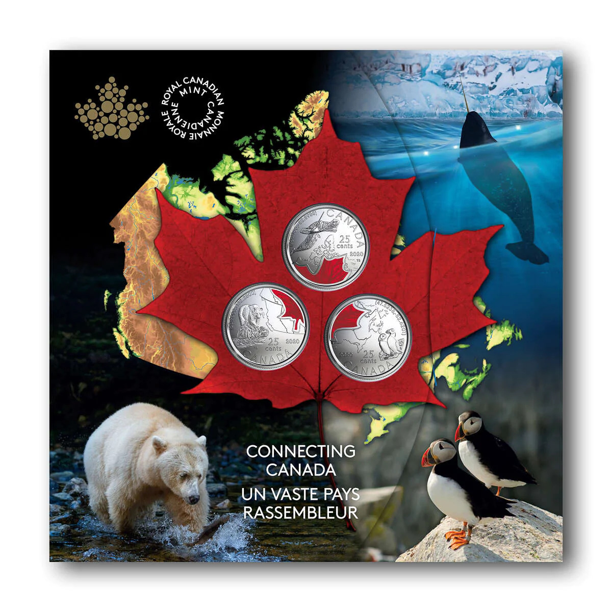 2020 25c Connecting Canada Coin Set | Royal Canadian Mint