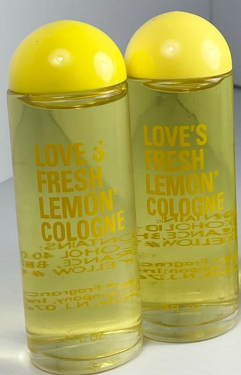 2 LOVE S FRESH LEMON Cologne each 2 oz By MEM VINTAGE RARE PLS