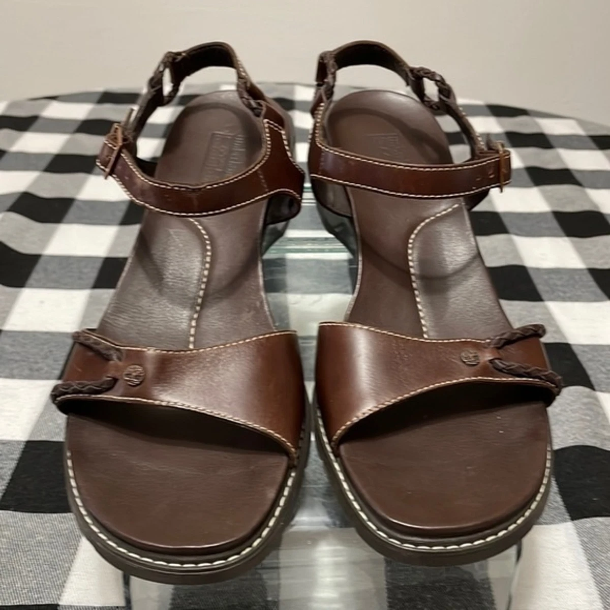 Timberland leather cheap sandals