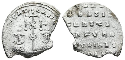 BASIL II ''THE BULGAR SLAYER'' w CONSTANTINE VIII. 976-1025 AD. AR MILIARESION.