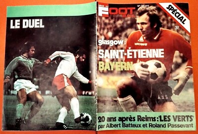 MIROIR DU FOOTBALL n° 261 SPÉCIAL ASSE COUPE D'EUROPE 1976 ST-ETIENNE