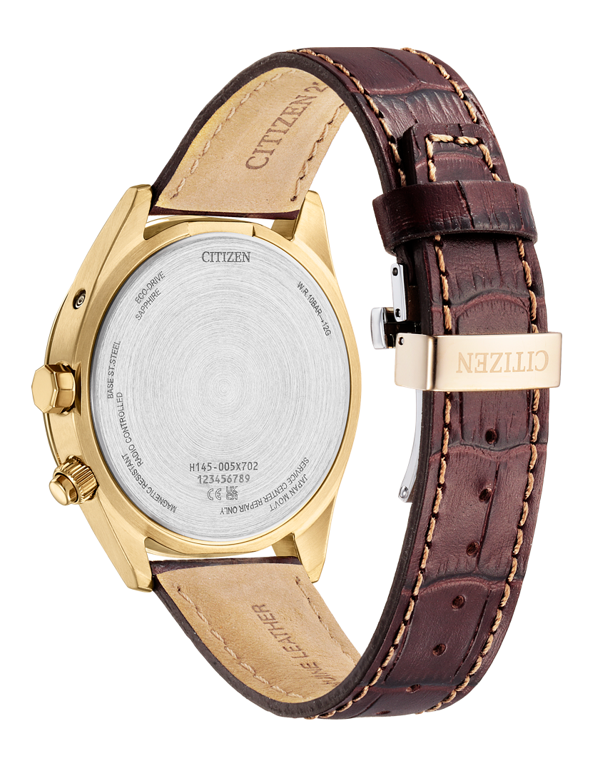時計 CITIZEN ECO Drive Radio controlled Citizen Eco-Drive CB0273-11H Radio Controlled Brown Leather Rose