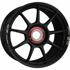 OZ RACING CHALLENGE HLT CL MATT BLACK WHITE LETTER ALLOY WHEEL 18X12 ET48 15X130