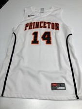 Game Worn Used Princeton Tigers Nike Basketball Jersey Size Large #14