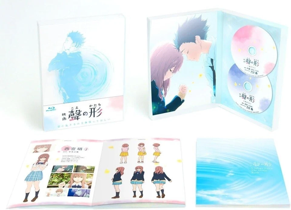 A Silent Voice Koe no Katachi First Limited Edition 2 Blu-ray Booklet Japan NEW - Image 4 of 4