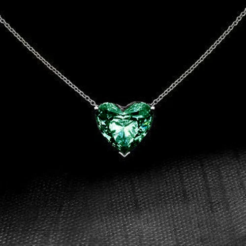 Gorgeous Wedding 925 Silver Plated Necklace Pendant Women Cubic Zircon Jewelry - Picture 38 of 39